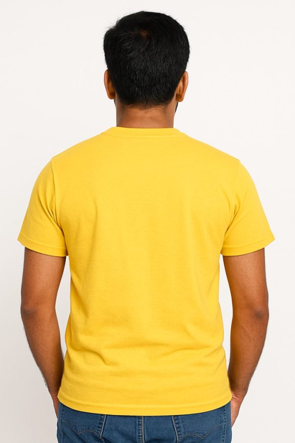 Van Heusen Men's Cotton Regular Fit Solid T-Shirt Crew Neck, Short Sleeves - Image 5